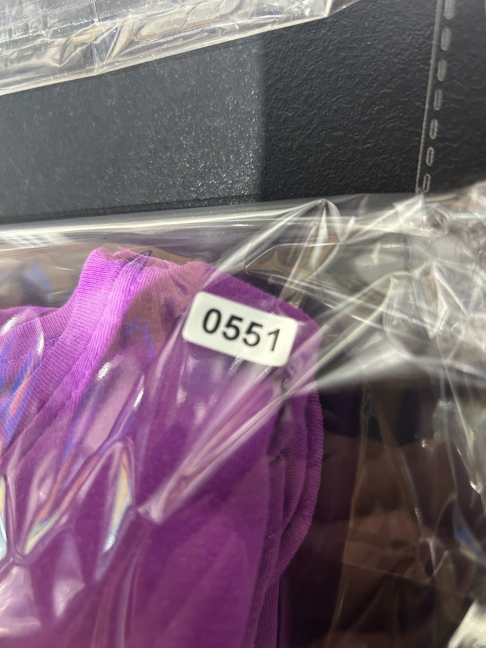 Laura Scott Purple Essential Classic Fit Short Sleeve Shirt (Women’s Small) - Picture 7 of 7